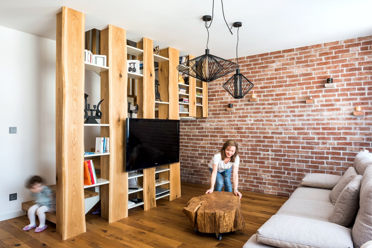 Interiér mezonetu v Pieštanoch