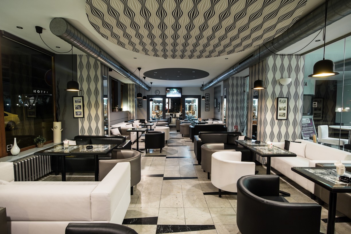 Návrh designu interiéru kaviarne Eden v Pieštanoch